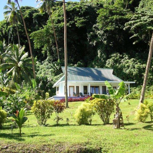 The exterior of a Bayview Garden Villa at Daku Resort, Savusavu.