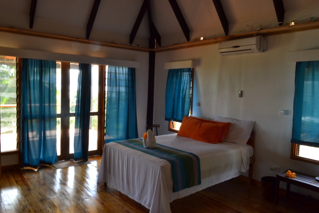 The main bedroom of Villa Hazel at Daku Resort, Savusavu.