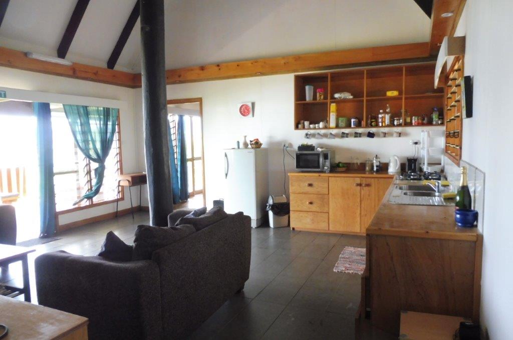 The kitchen of Villa Hazel at Daku Resort, Savusavu.