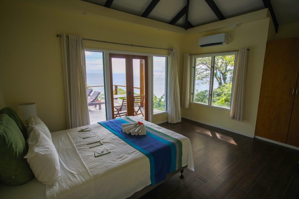 The second bedroom of the Infinity Villa at Daku Resort, Savusavu.