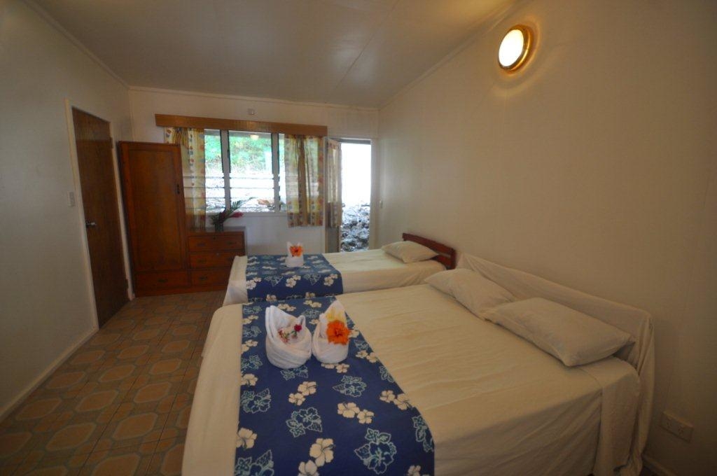 The fourth bedroom of the Pool House at Daku Resort, Savusavu.