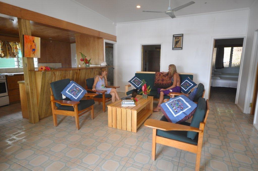 The main lounge of the Pool House at Daku Resort, Savusavu.